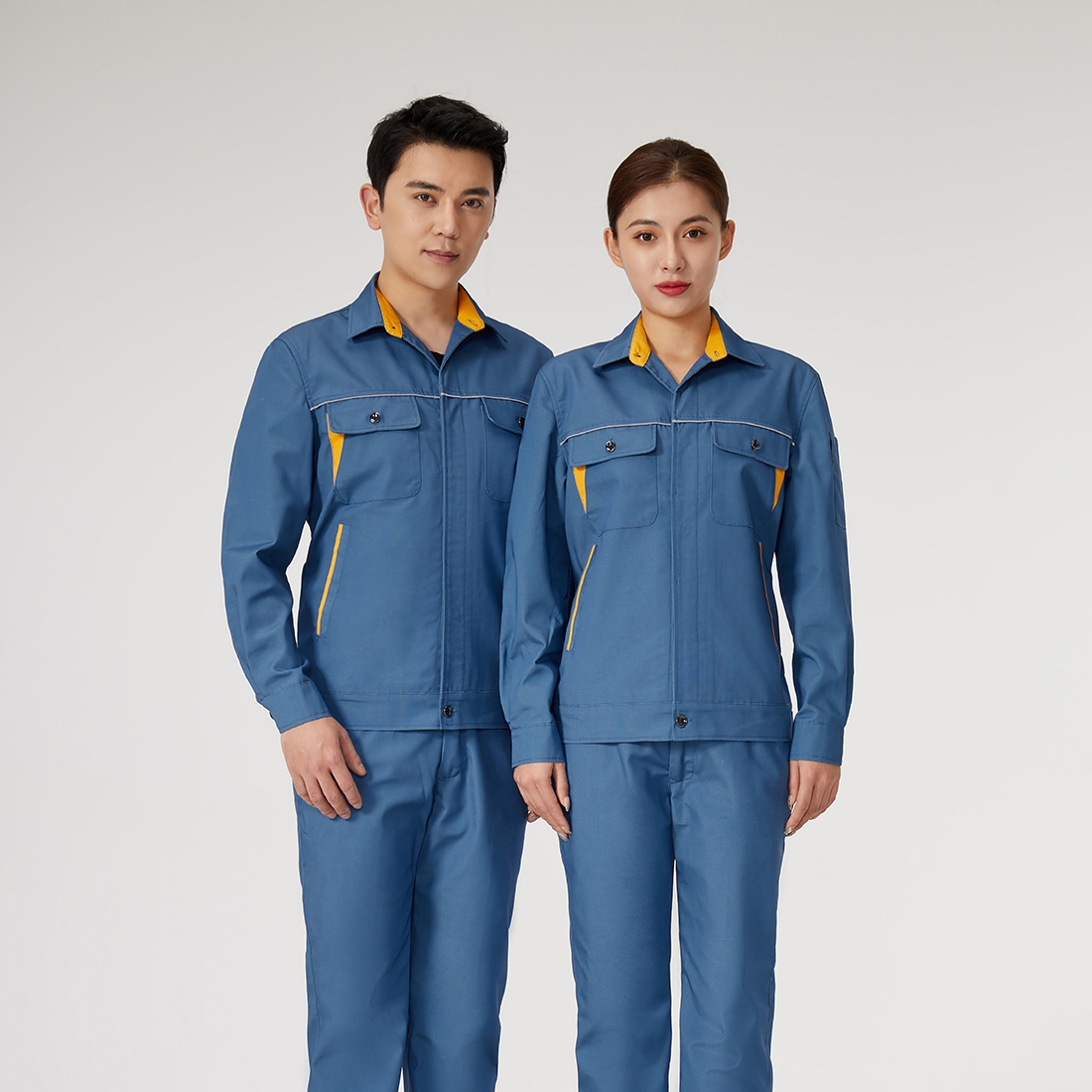 河源钢厂工作服款式图片